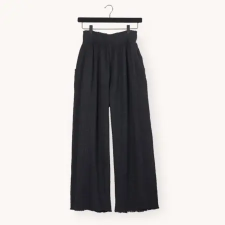 Pokoloko Crinkle Palazzo Pants - Black