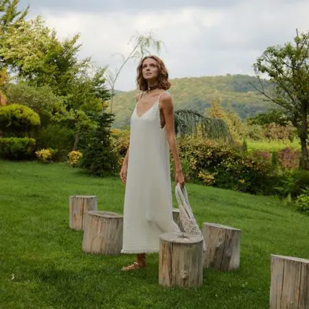 Pokoloko Crinkle Strappy Dress