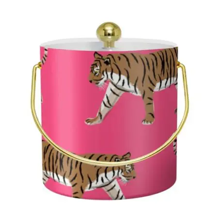 Clairebella Tiger Ice Bucket - Pink
