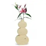 Abbott Ridged Oval Vase - Image 2