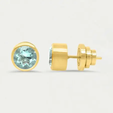Dean Davidson Signature Midi Knockout Stud Earrings - Aquamarine