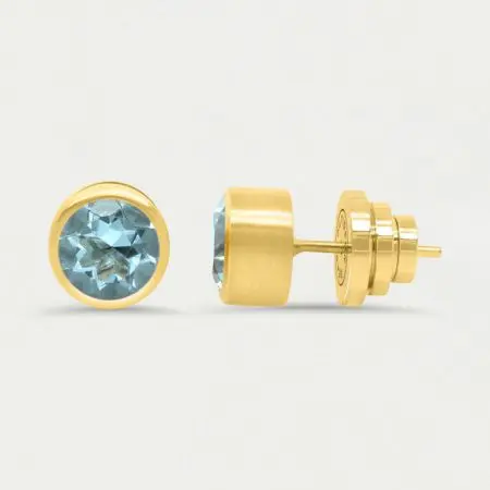 Dean Davidson Midi Knockout Stud Earrings - Blue Topaz