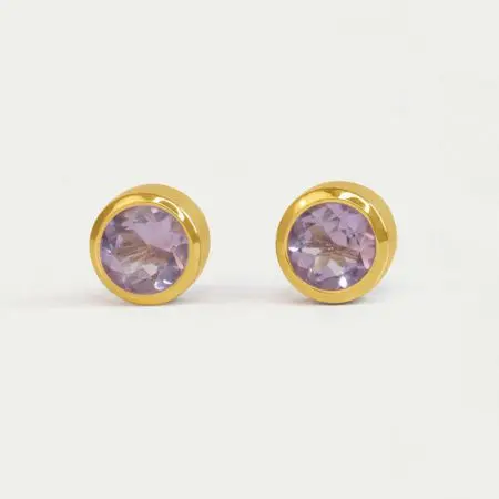 Dean Davidson Signature Midi Knockout Stud Earrings - Lavender
