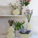 Abbott Ridged Oval Vase