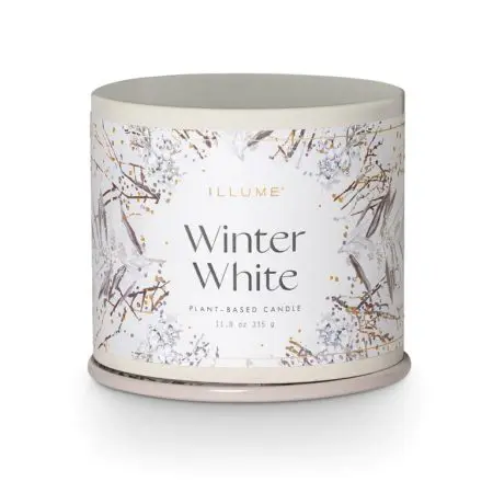 Illume Vanity Tin Candle Large - Winter White