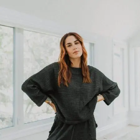 Pokoloko Crinkle Long Sleeve Boat Top