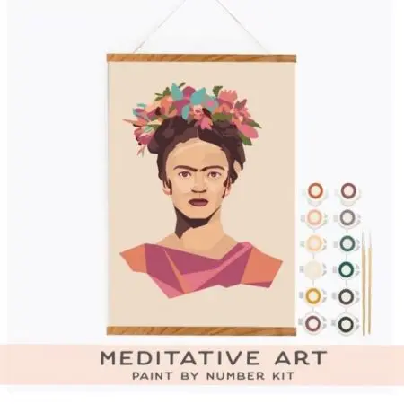 Breathe People Paint by Number - Frida Kahlo