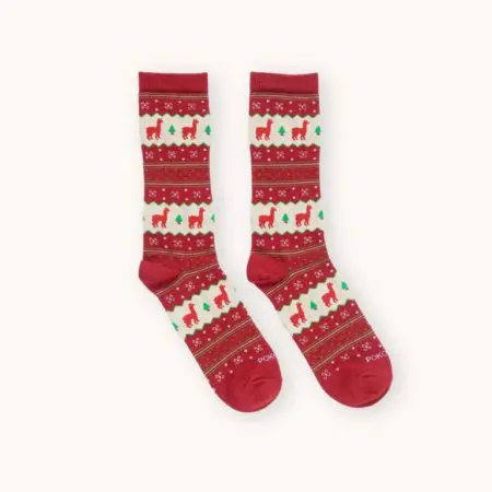 Pokoloko Holiday Socks - Red