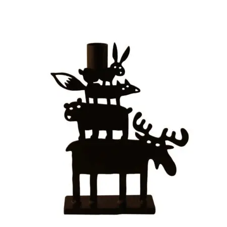 Bengt and Lotta Candleholder - Moose Pyramid