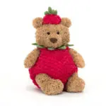 Jellycat Bartholomew Bear – Strawberry | Bradshaws