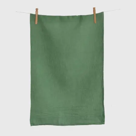Linen Way Cuisine Tea Towel - English Ivy Green