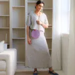 Pokoloko Strappy Dress- Striped Crinkle - Image 4