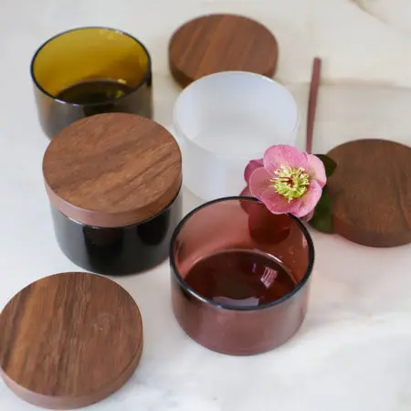 DFL Verre Salt Cellar with Lid