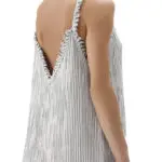 Pokoloko Strappy Dress- Striped Crinkle - Image 2