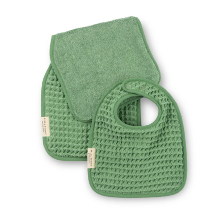Bella Tunno Baby Bib & Burp Cloth - Sea Foam
