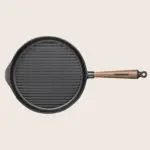 Skeppshult Cast Iron Grill Pan with Walnut Handle - Image 2
