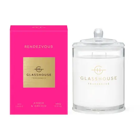 Glasshouse Fragrances Candle 380g - Rendezvous