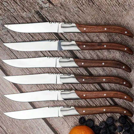 Laguiole du Monde Rosewood Steak Knives - Set of 6