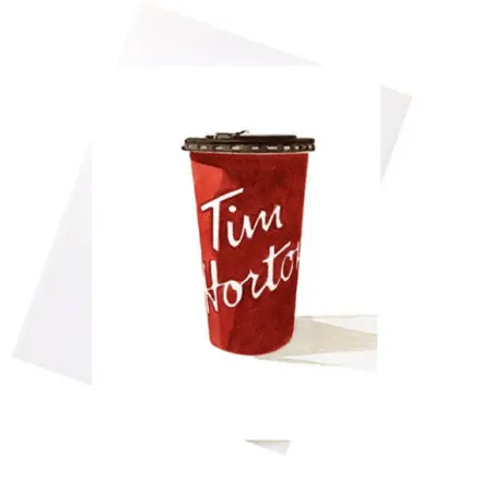 Niki Kingsmill Greeting Card - Tim Hortons