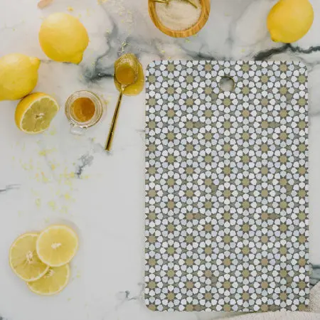 Deny Designs Rectangular Cutting Board - Marokki Neutral