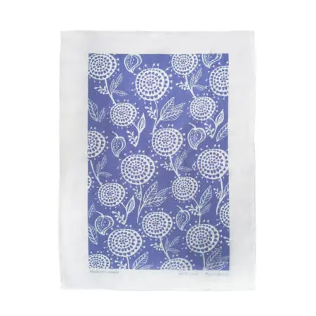 Rain Goose Tea Towel - Dahlia Blue