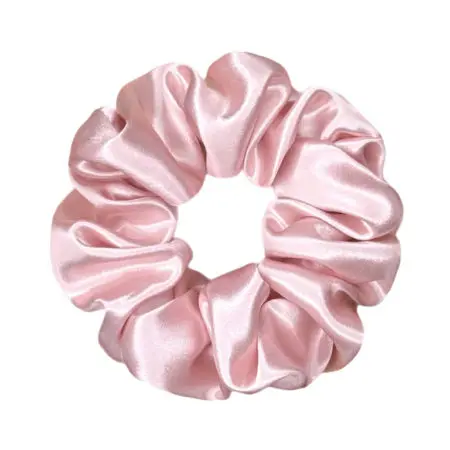 HoneyLux Silk Scrunchie - Pink