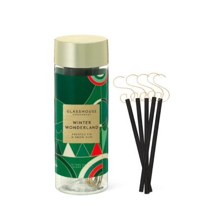 Glasshouse Fragrances Tree Hanging Scent Stems - Winter Wonderland