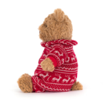 Jellycat Bartholomew Bear - Winter Pyjamas - Image 3