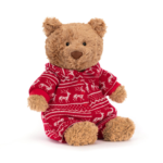 Jellycat Bartholomew Bear - Winter Pyjamas