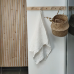 Linen Tales Honeycomb Waffle Bath Towels - White Set of 3 - Image 2