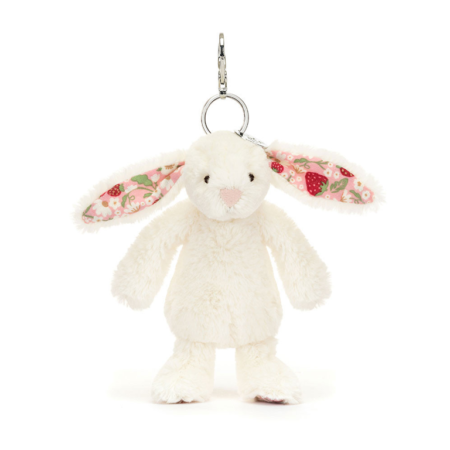 Jellycat Bag Charm - Blossom Cream Bunny Berry