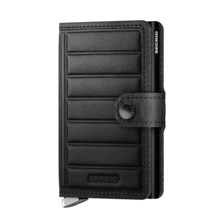 Secrid Mini Wallet - Emboss Lines Black