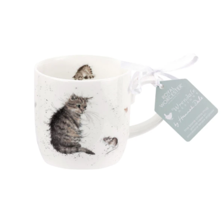 Wrendale Designs Mug 11oz - Cat and Mouse