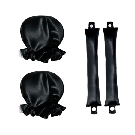 HoneyLux Silk Heatless Curlers - Black