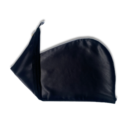 HoneyLux Silk Towel Wrap - Black