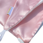 HoneyLux Silk Towel Wrap - Pink - Image 3