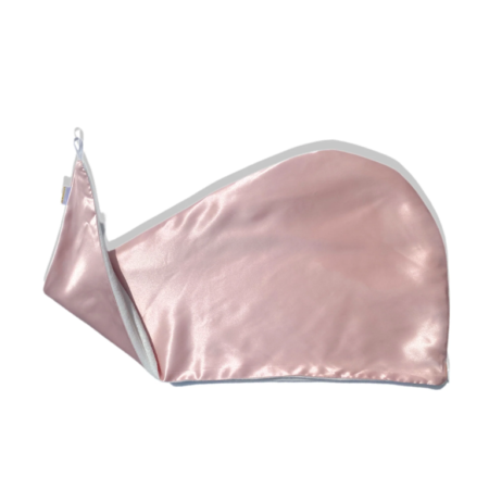 HoneyLux Silk Towel Wrap - Pink