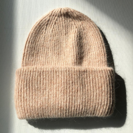 Billy Bamboo Royal Angora Beanie - Oat