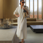 Pokoloko Crinkle Shirt Dress - Cream