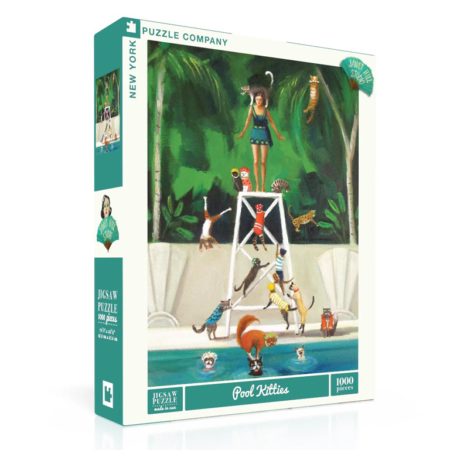 New York Puzzle Company - JANET HILL | Pool Kitties