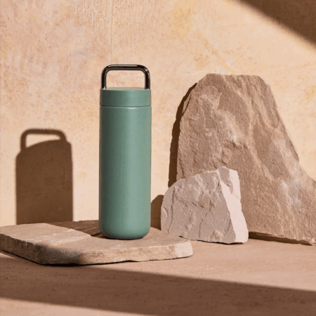 Fellow Carter Carry Water Bottle 20oz - Smoke Green