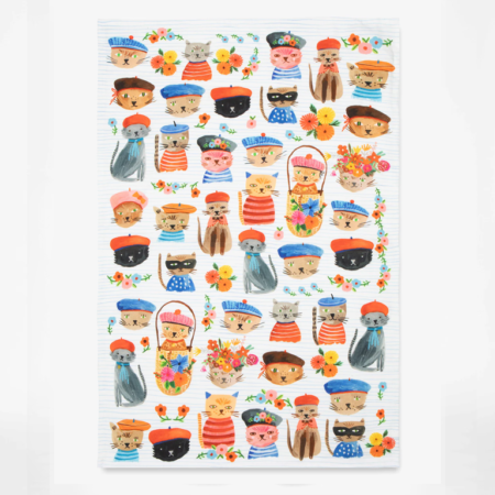 Bon|Artis Teatowel Oh La La Cats Meow
