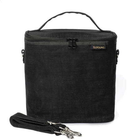 SoYoung Lunch Poche - Black Linen