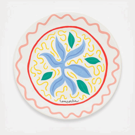 Costa Nova Summer Bliss Dinner Plate - Seaweed