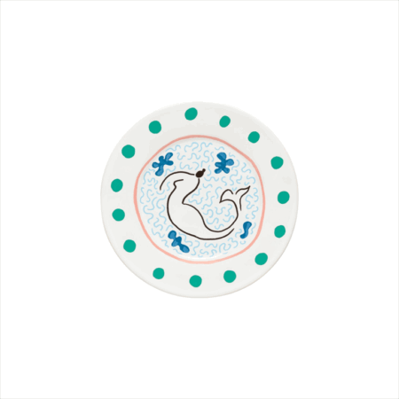 Costa Nova Summer Bliss Salad Plate - Mermaid