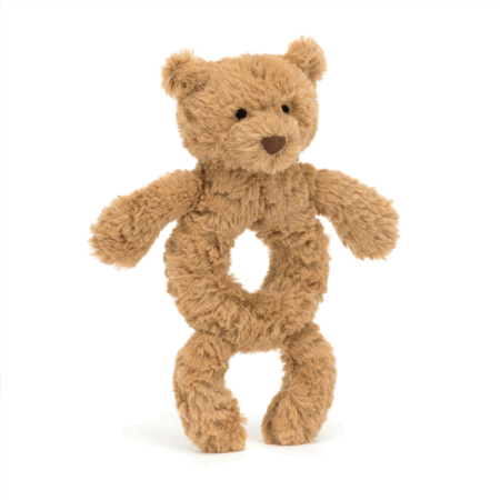 Jellycat Bartholomew Bear - Ring Rattle