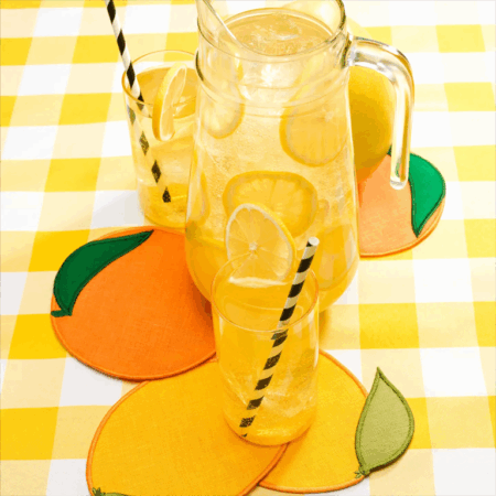 Piecework Puzzles Cocktail Napkins - Citrus