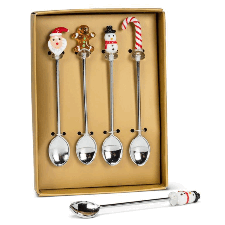 Abbott Spoons - Holiday Icons Set of 4