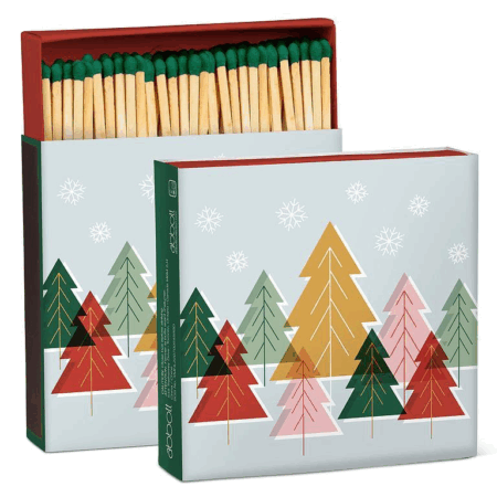 Abbott Wooden Matches - Pastel Trees