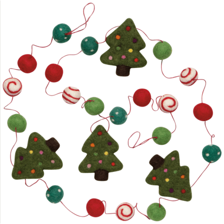 Danica Felt Garland - Christmas Trees